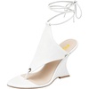 image:imageFSJ Women Open Toe Wedge Heel Thong Sandals LaceUp Wrapped Heeled Flip Flops Comfortable Summer Dress Shoes Size 416 USWhite