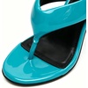 image:imageFSJ Women Round Open Toe Thong Stiletto Mule Sandals High Heel Slip On Flip Flops Comfortable Summer Wedding Evening Shoes Size 416 USTurquoise