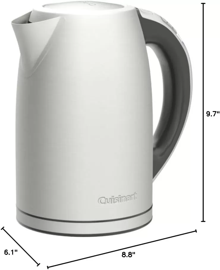 imageCuisinart 17Liter Stainless Steel Cordless Electric Kettle with 6 Preset TemperaturesStainless Steel
