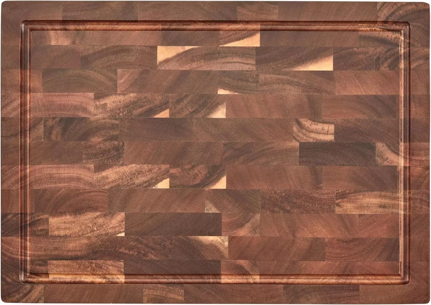 imageCuisinart 17quot Reversible End Grain Acacia Cutting Board Embedded Handles