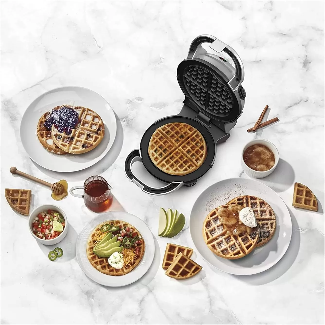 imageCuisinart 2in1 Waffle Maker with Removable PlatesStainless