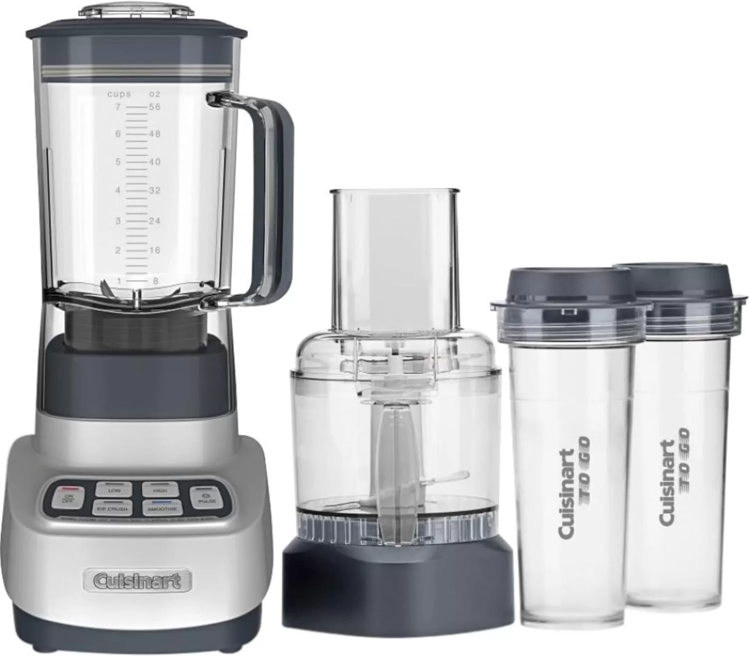 imageCuisinart BFP650 1 HP BlenderFood Processor Silver 3cupGunmetal