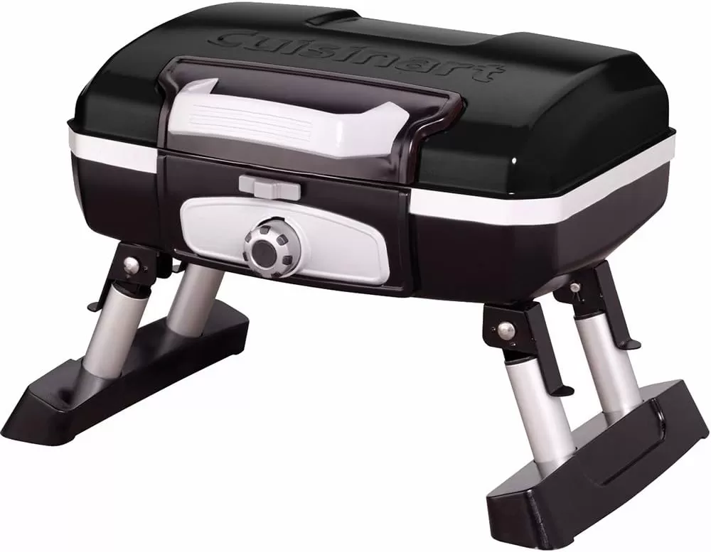 imageCuisinart CGG180T Petit Gourmet Portable Tabletop Propane Gas Grill Red 176 x 186 x 118InchPetit Gourmet Tabletop Gas Grill  Black
