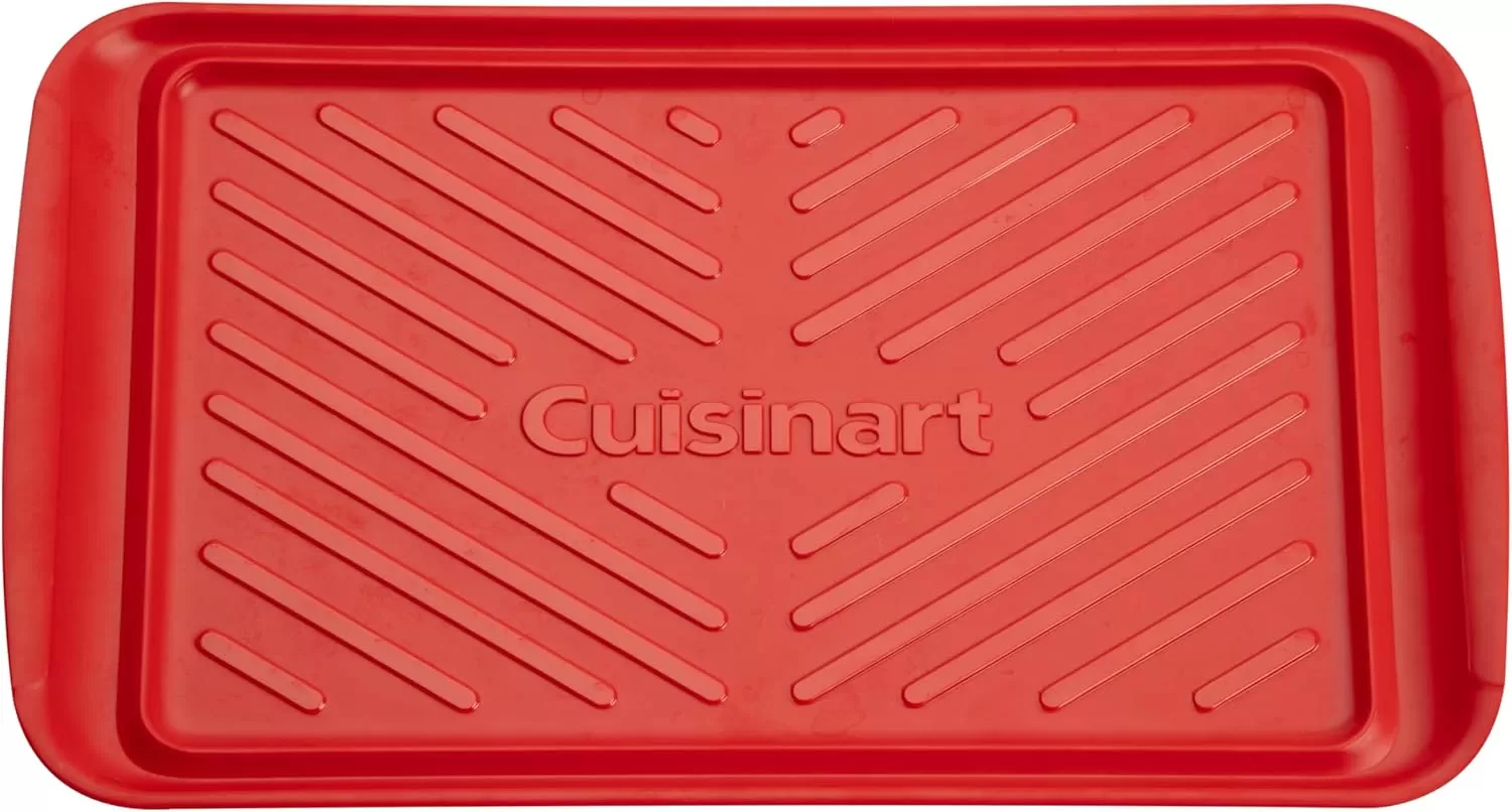 imageCuisinart CPK200 Grilling Prep and Serve Trays Black and Red Large 17 x 10 5Medium  17 x 105