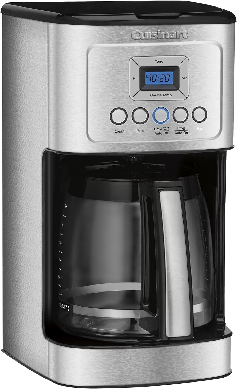 imageCuisinart Coffee Maker 14Cup Glass Carafe Fully Automatic for Brew Strength Control ampamp 14 Cup Setting Stainless Steel DCC3200P114 Cup Stainless Steel