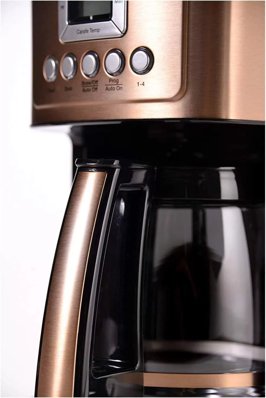 imageCuisinart Coffee Maker 14Cup Glass Carafe Fully Automatic for Brew Strength Control ampamp 14 Cup Setting Stainless Steel DCC3200P1Copper Stainless