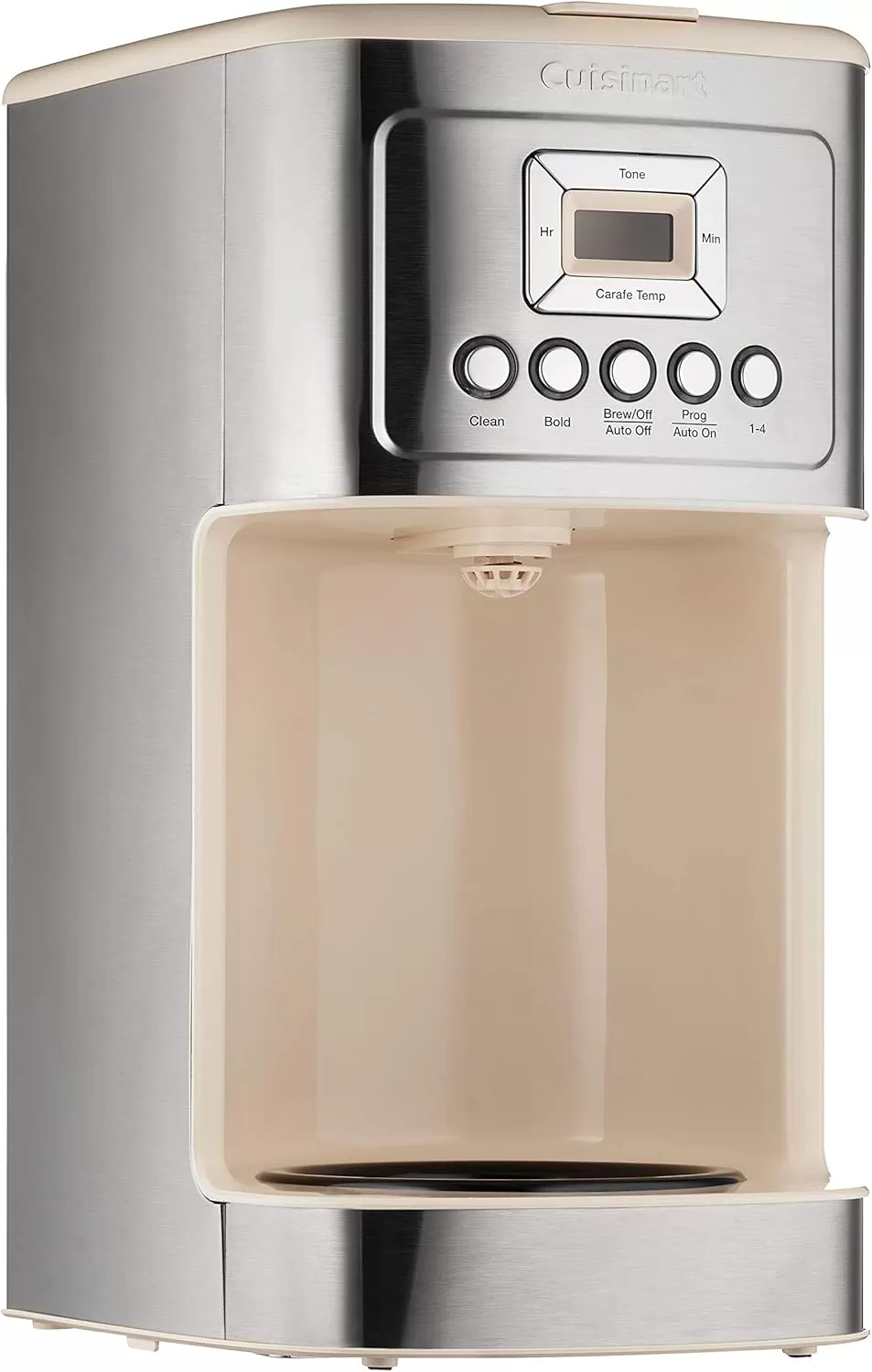 imageCuisinart Coffee Maker 14Cup Glass Carafe Fully Automatic for Brew Strength Control ampamp 14 Cup Setting Stainless Steel DCC3200P1Cream