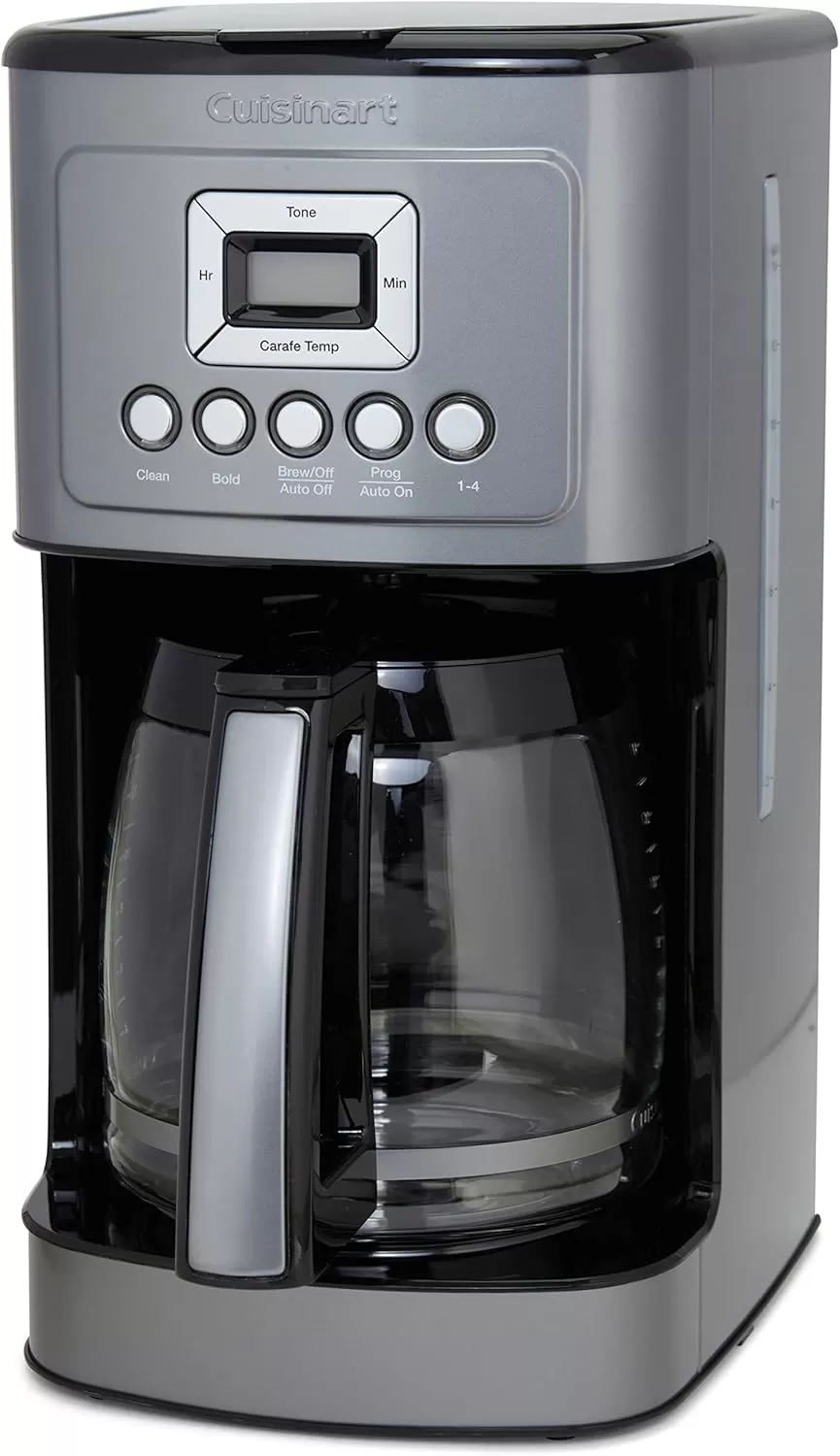 imageCuisinart Coffee Maker 14Cup Glass Carafe Fully Automatic for Brew Strength Control ampamp 14 Cup Setting Stainless Steel DCC3200P1Gunmetal