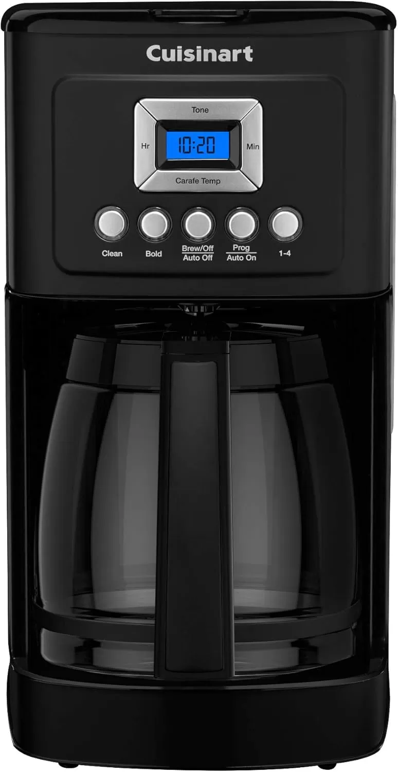 imageCuisinart Coffee Maker 14Cup Glass Carafe Fully Automatic for Brew Strength Control ampamp 14 Cup Setting Stainless Steel DCC3200P1Matte Black