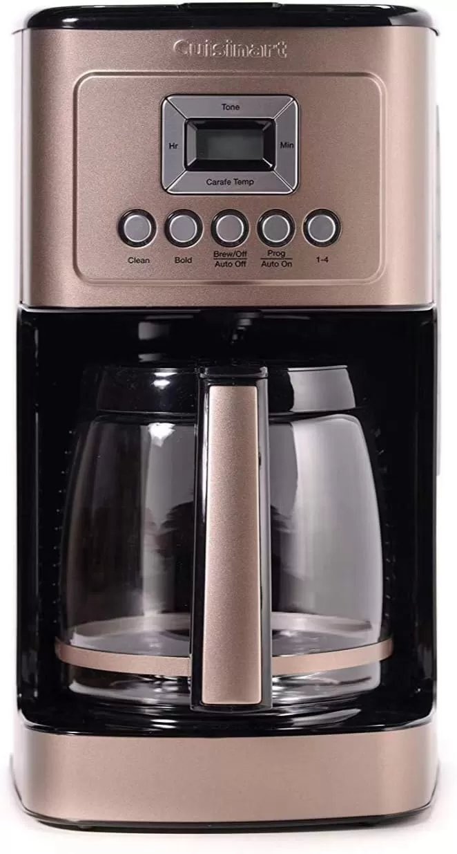 imageCuisinart Coffee Maker 14Cup Glass Carafe Fully Automatic for Brew Strength Control ampamp 14 Cup Setting Stainless Steel DCC3200P1Umber