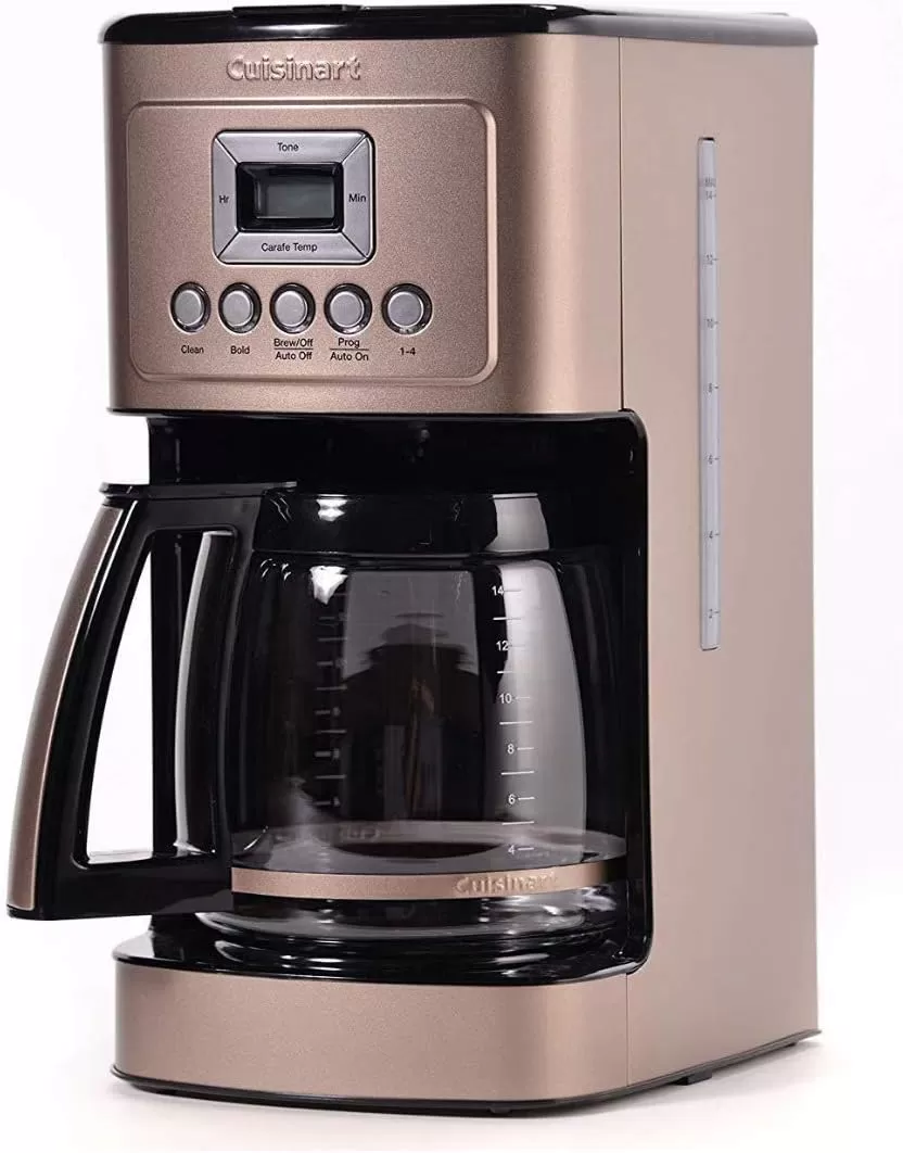 imageCuisinart Coffee Maker 14Cup Glass Carafe Fully Automatic for Brew Strength Control ampamp 14 Cup Setting Stainless Steel DCC3200P1Umber