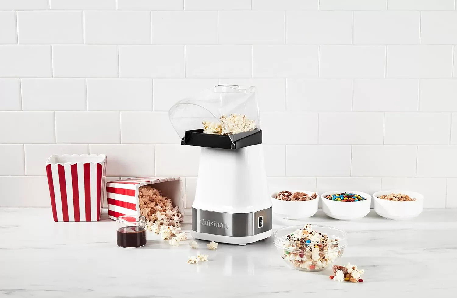 imageCuisinart EasyPop Hot Air Popcorn Maker RedEasy Pop White