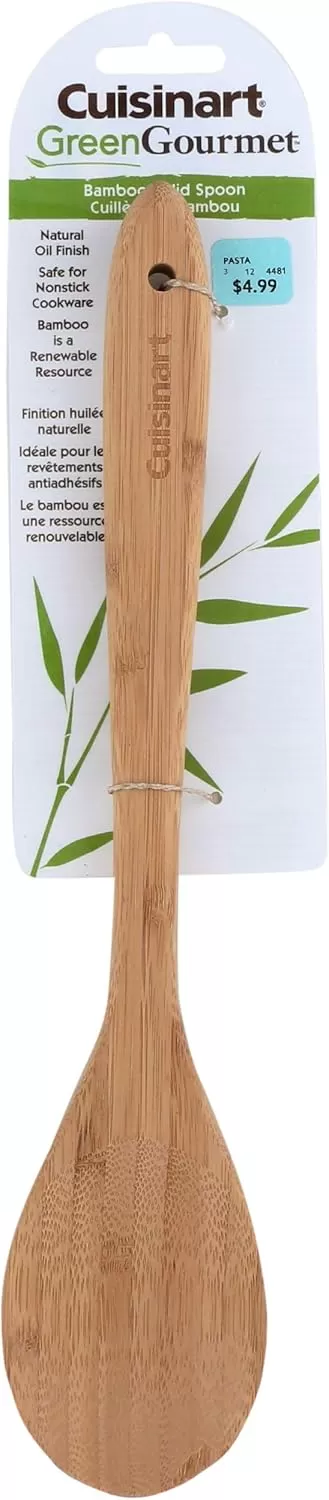 imageCuisinart GreenGourmet Bamboo Basting Brush 15quot x 3quot x 05quotSolid Spoon