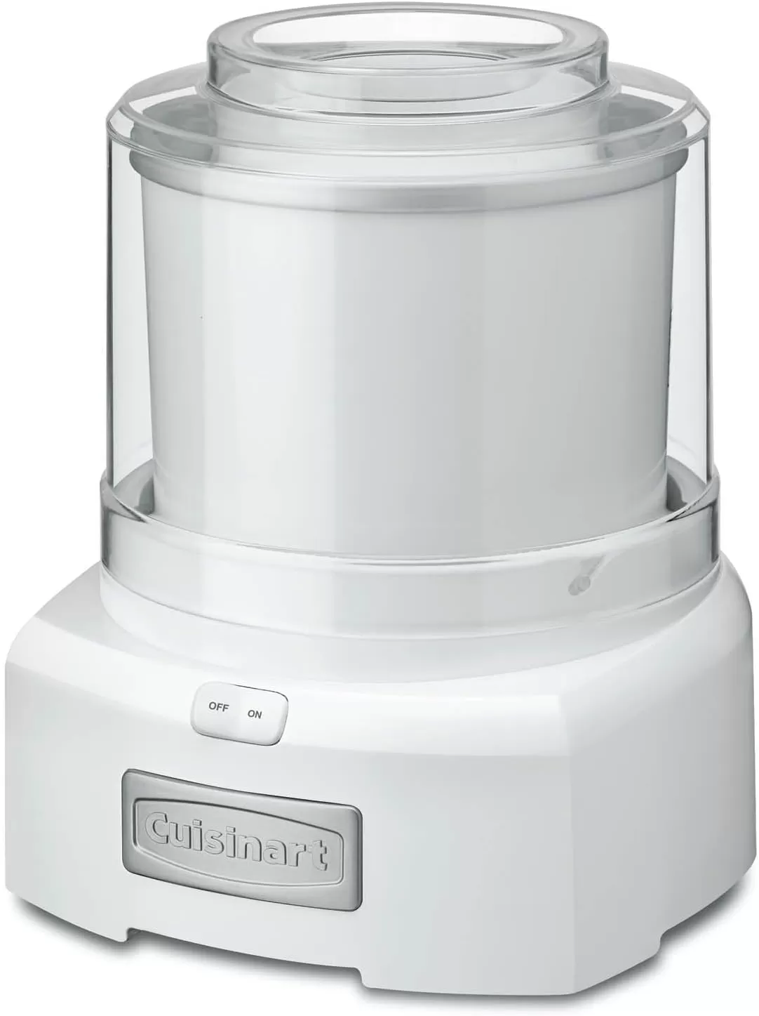 imageCuisinart Ice Cream Maker Machine 15 Quart Sorbet Frozen Yogurt Maker Double Insulated White ICE21P1