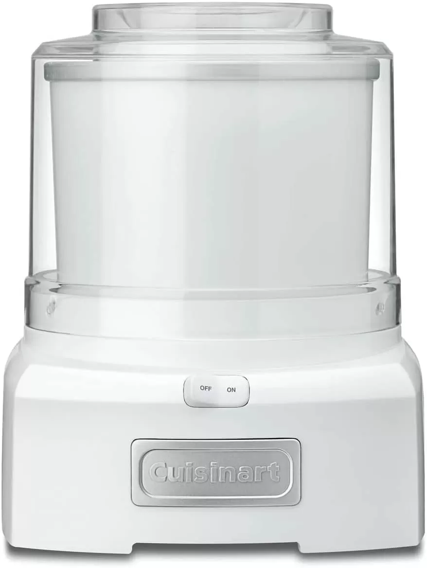 imageCuisinart Ice Cream Maker Machine 15 Quart Sorbet Frozen Yogurt Maker Double Insulated White ICE21P1