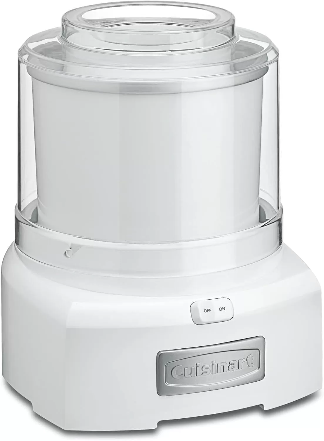 imageCuisinart Ice Cream Maker Machine 15 Quart Sorbet Frozen Yogurt Maker Double Insulated White ICE21P1