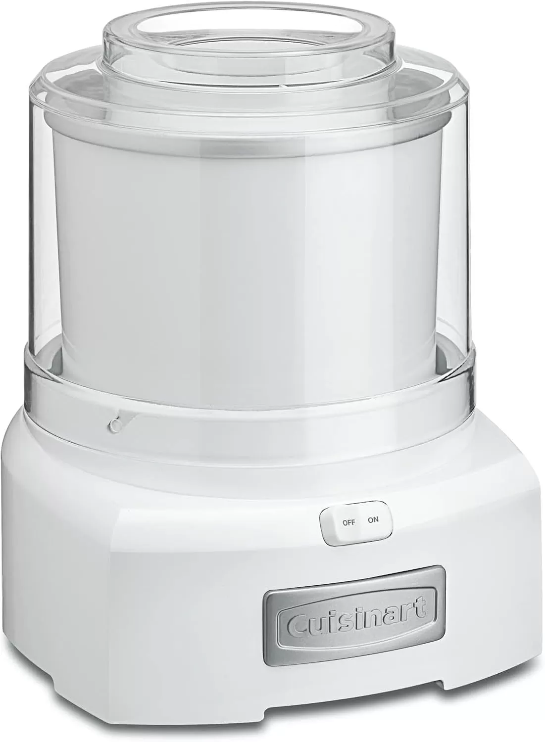 imageCuisinart Ice Cream Maker Machine 15 Quart Sorbet Frozen Yogurt Maker Double Insulated White ICE21P1