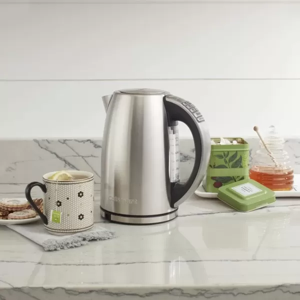 imageCuisinart 17Liter Stainless Steel Cordless Electric Kettle with 6 Preset TemperaturesStainless Steel