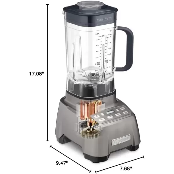 imageCuisinart Blender forShakes Smoothies ampamp More 35 Peak Hurricane Pro Blender Gunmetal CBT2000Gun Metal