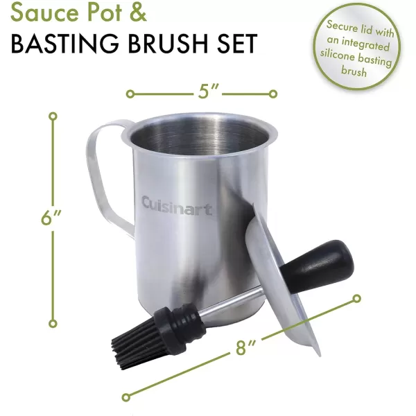 imageCuisinart CBP116 Sauce Pot and Basting Brush SetSauce Pot and Basting Brush Set