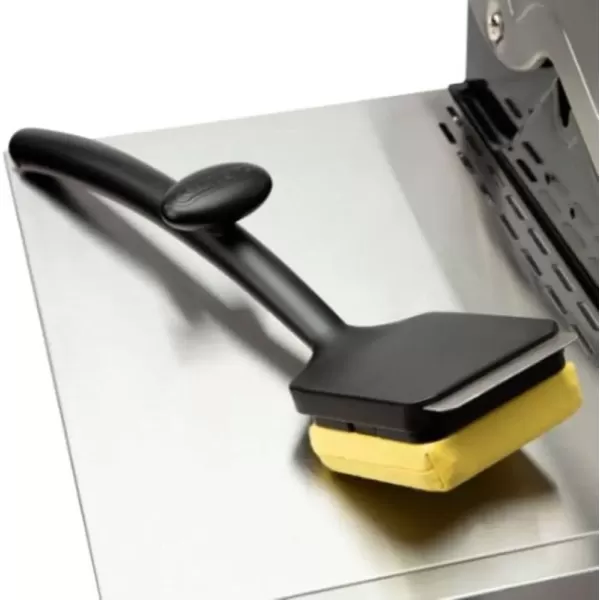imageCuisinart CCB1000 Grill Renew Steam Cleaner Brush Safe and Effective Barbecue Cleaning Brush Replaceable Head Aramid Fiber FabricRenew Steam Cleaner Grill Cleaning Brush
