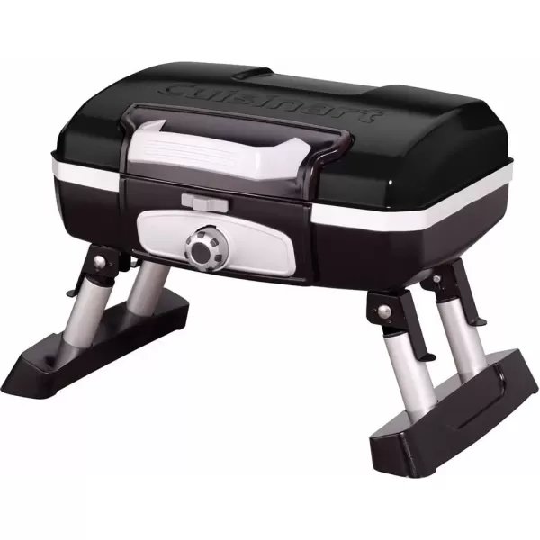 imageCuisinart CGG180T Petit Gourmet Portable Tabletop Propane Gas Grill Red 176 x 186 x 118InchPetit Gourmet Tabletop Gas Grill  Black