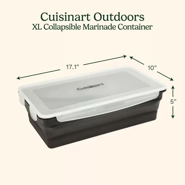imageCuisinart CMT100 XL Collapsible Marinade Container Black