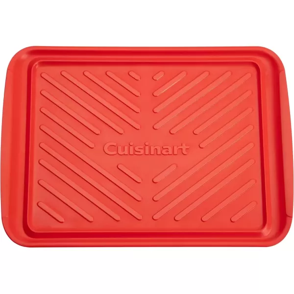 imageCuisinart CPK200 Grilling Prep and Serve Trays Black and Red Large 17 x 10 5Large 18 x 145