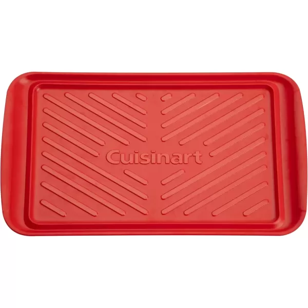 imageCuisinart CPK200 Grilling Prep and Serve Trays Black and Red Large 17 x 10 5Medium  17 x 105