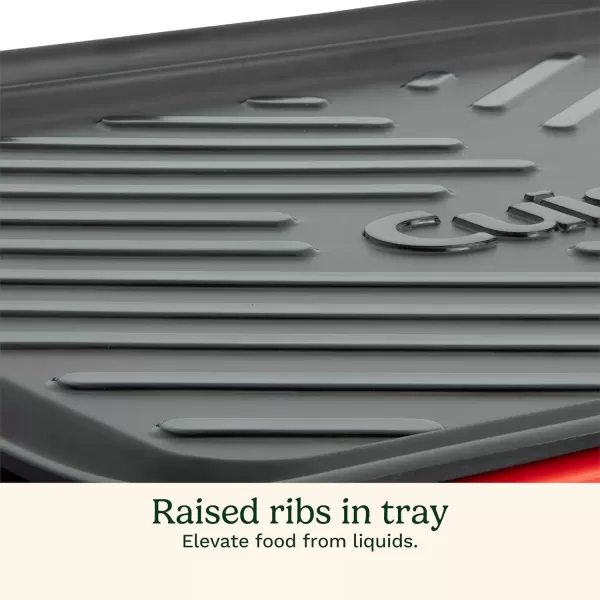 imageCuisinart CPK200 Grilling Prep and Serve Trays Black and Red Large 17 x 10 5Medium  17 x 105