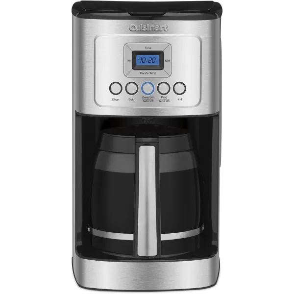 imageCuisinart Coffee Maker 14Cup Glass Carafe Fully Automatic for Brew Strength Control ampamp 14 Cup Setting Stainless Steel DCC3200P114 Cup Stainless Steel