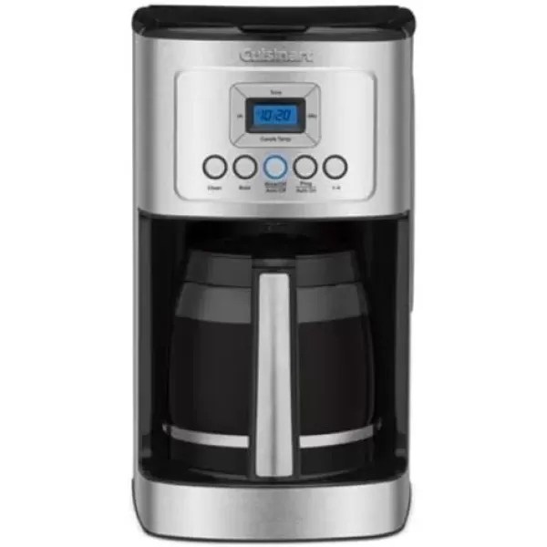 imageCuisinart Coffee Maker 14Cup Glass Carafe Fully Automatic for Brew Strength Control ampamp 14 Cup Setting Stainless Steel DCC3200P1BlackSilver
