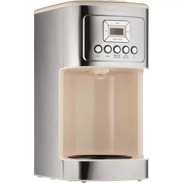 imageCuisinart Coffee Maker 14Cup Glass Carafe Fully Automatic for Brew Strength Control ampamp 14 Cup Setting Stainless Steel DCC3200P1Cream