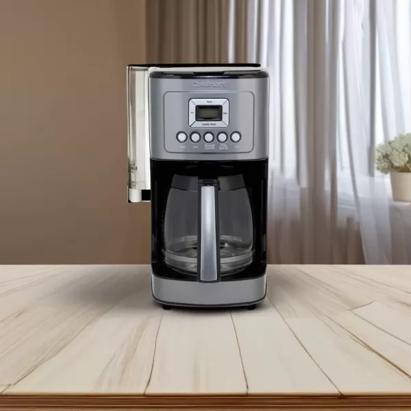 imageCuisinart Coffee Maker 14Cup Glass Carafe Fully Automatic for Brew Strength Control ampamp 14 Cup Setting Stainless Steel DCC3200P1Gunmetal
