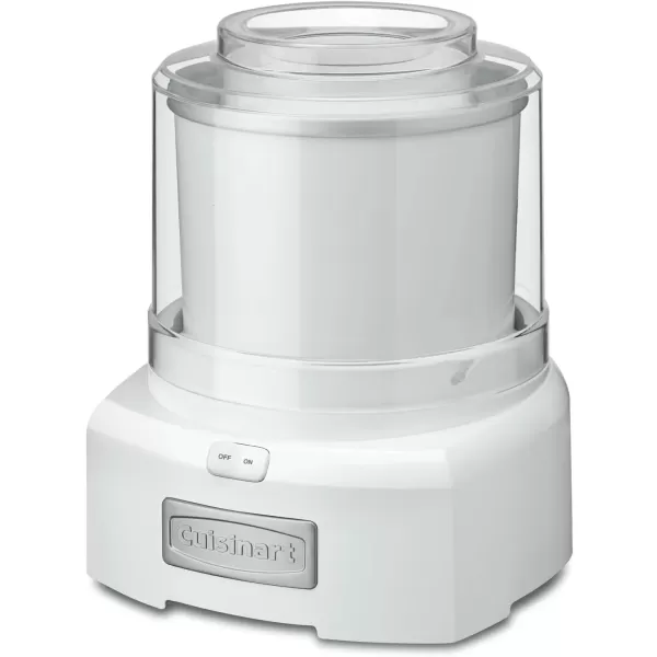 imageCuisinart Ice Cream Maker Machine 15 Quart Sorbet Frozen Yogurt Maker Double Insulated White ICE21P1