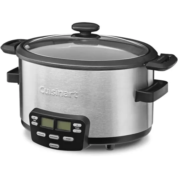 imageCuisinart MSC600 3In1 Cook Central 6Quart MultiCooker Slow Cooker BrownSaute Steamer Silver4 Quarts