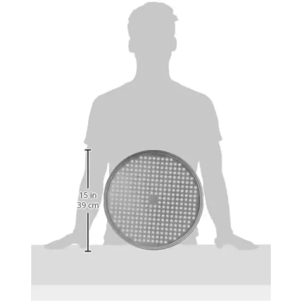imageCuisinart 14Inch Pizza Pan Chefs Classic Nonstick Bakeware Silver AMB14PPP1Silver