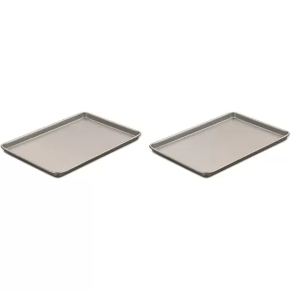 imageCuisinart 17Inch Chefs Classic Nonstick Bakeware Cookie Sheet ChampagneBaking Sheet 15 Inch