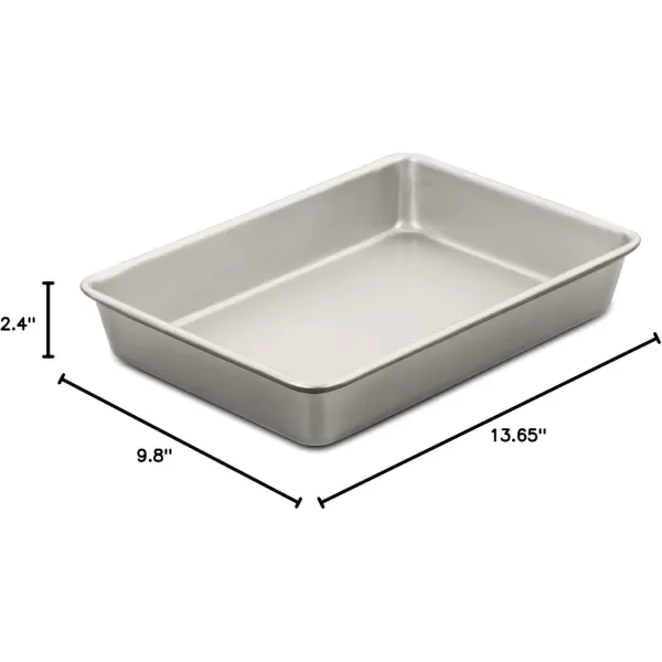 imageCuisinart 17Inch Chefs Classic Nonstick Bakeware Cookie Sheet ChampagneCake Pan