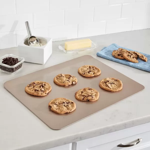 imageCuisinart 17Inch Chefs Classic Nonstick Bakeware Cookie Sheet ChampagneCookie Sheet