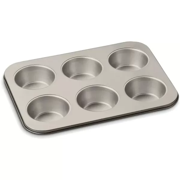imageCuisinart 17Inch Chefs Classic Nonstick Bakeware Cookie Sheet ChampagneJumbo Muffin Pan