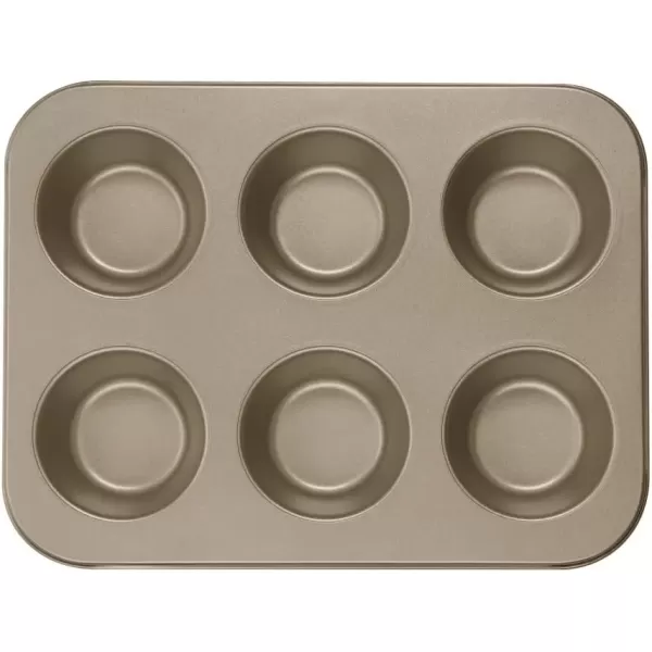 imageCuisinart 17Inch Chefs Classic Nonstick Bakeware Cookie Sheet ChampagneJumbo Muffin Pan