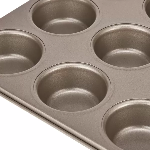 imageCuisinart 17Inch Chefs Classic Nonstick Bakeware Cookie Sheet ChampagneMuffin Pan