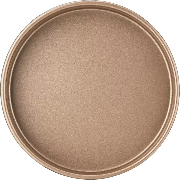 imageCuisinart 17Inch Chefs Classic Nonstick Bakeware Cookie Sheet ChampagneRound Cake Pan