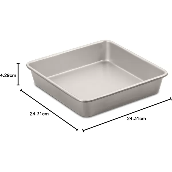 imageCuisinart 17Inch Chefs Classic Nonstick Bakeware Cookie Sheet ChampagneSquare Cake Pan