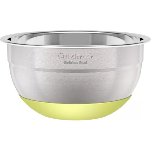imageCuisinart 3Piece Stainless Steel Mixing Bowls with Nonslip Base 15qt 3qt ampamp 5qt