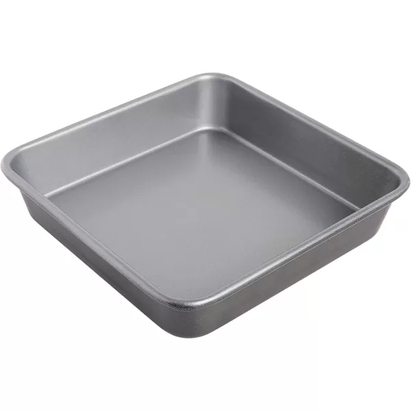imageCuisinart 9Inch Chefs Classic Nonstick Bakeware Square Cake Pan SilverSilver