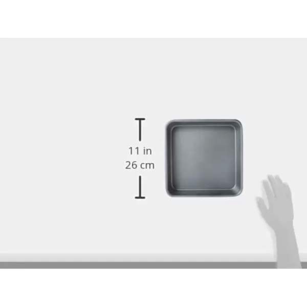 imageCuisinart 9Inch Chefs Classic Nonstick Bakeware Square Cake Pan SilverSilver