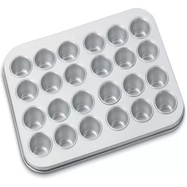imageCuisinart AMB24MMP Chefs Classic Nonstick Bakeware 24Cup Mini Muffin Pan SilverMini Muffin Pan