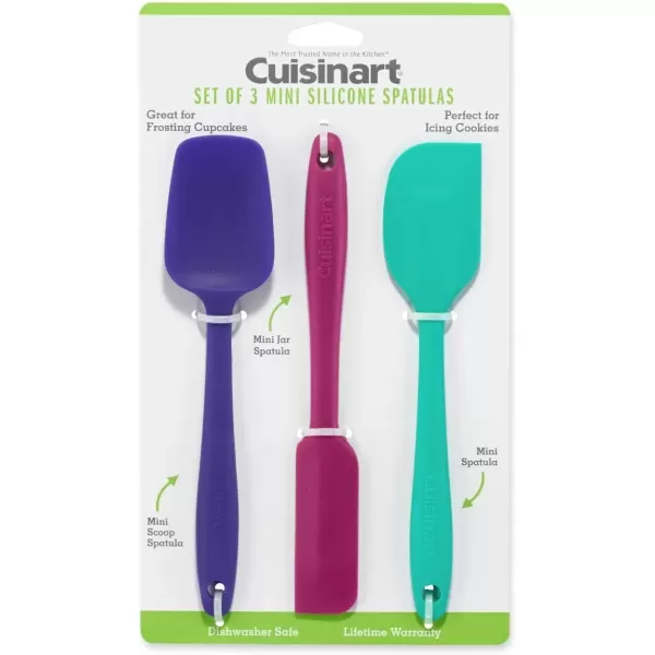 imageCuisinart CTG00S3MSJ Mini Silicone Spatulas Set of 3 JewelSpatulas